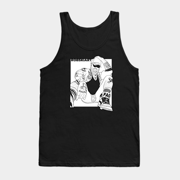 Tom Bear - white Tank Top by RobskiArt